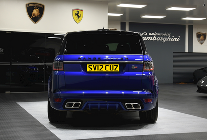 SV12 CUZ Number plate for sale